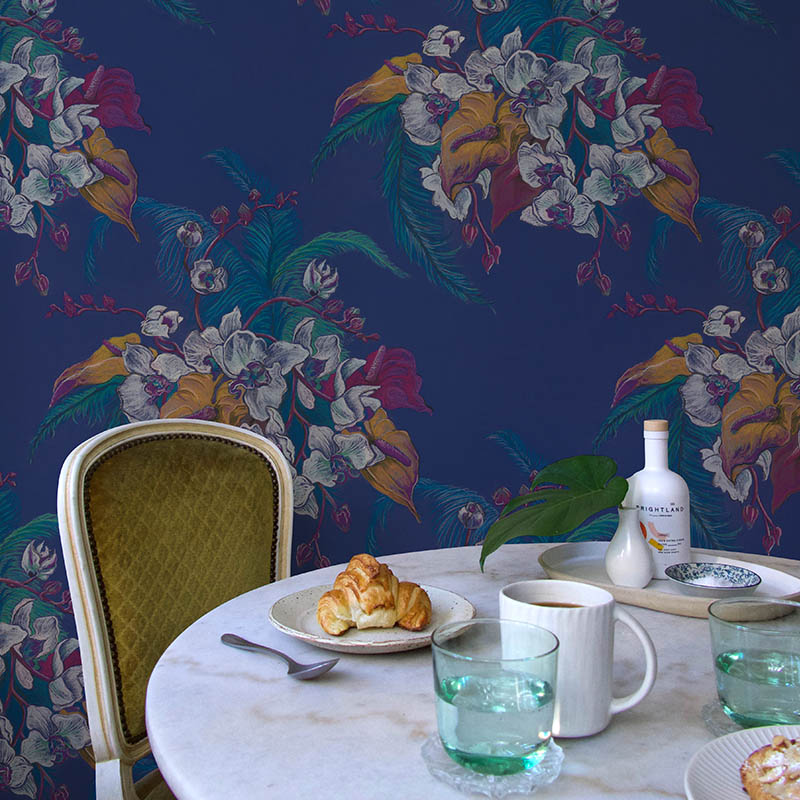 טפט Eileen Deep Purple