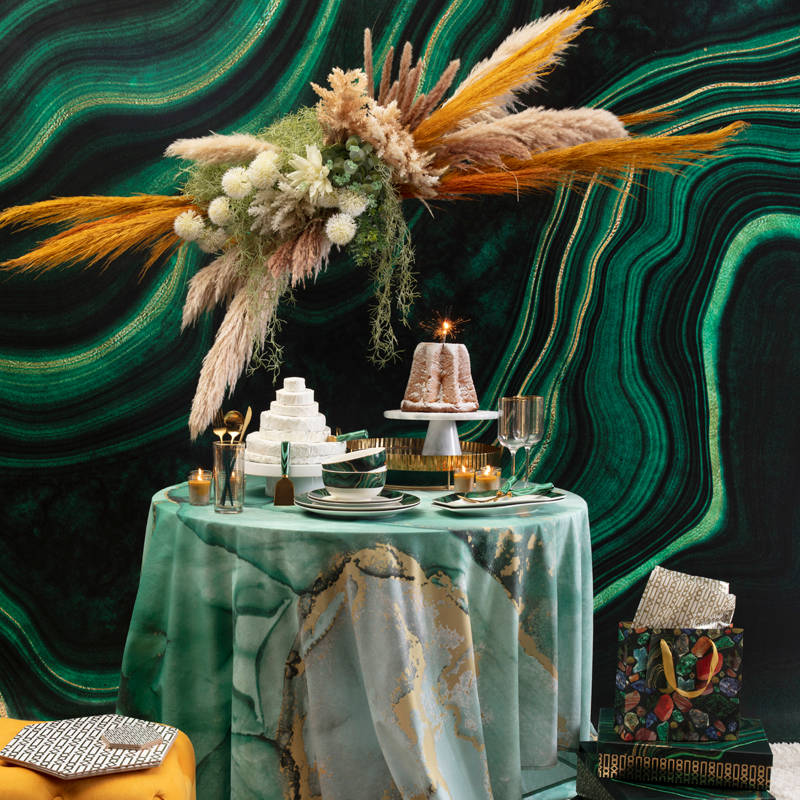 טפט Malachite Magic – Green