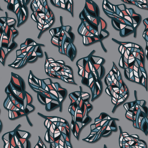 Autumn Leaves – Grey