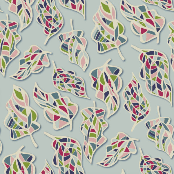 Autumn Leaves – Baby Blue