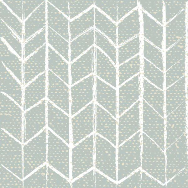 Chevron – Duck Egg