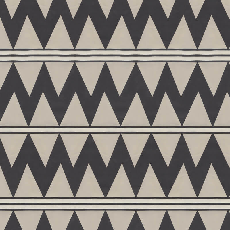 Black Inner Triangle Stone