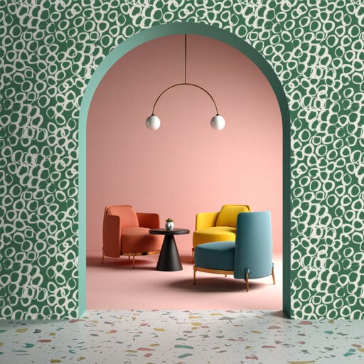 Circle Scribble – Green