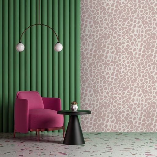 Circle Scribble – Pink