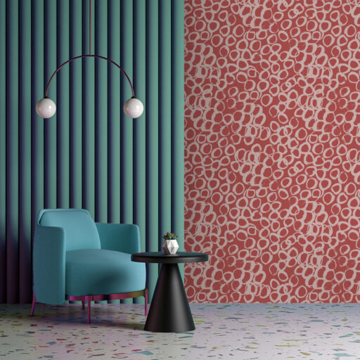 Circle Scribble – Red