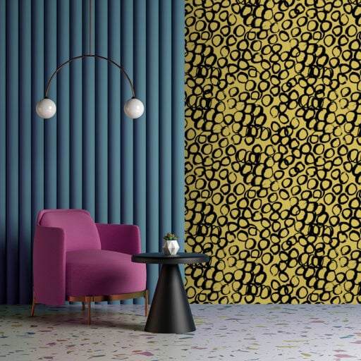 Circle Scribble – Yellow