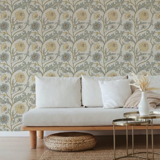 Climbing Dahlia Grey Yellow