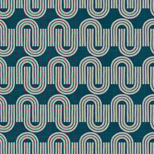 Curves – Rust Teal