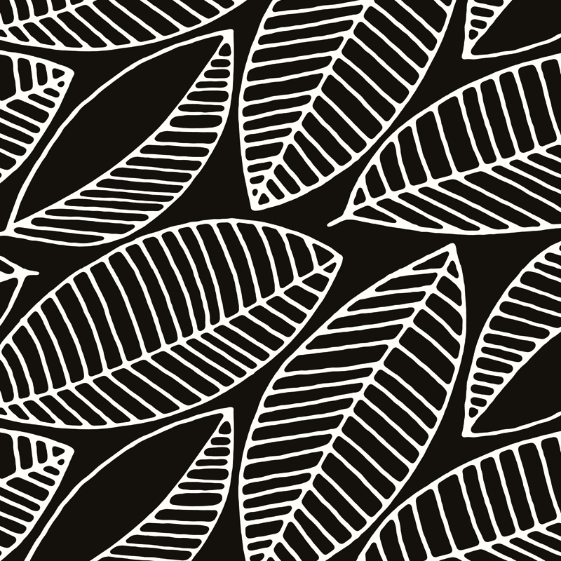 Frangipani Parchment Black