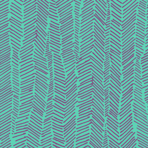 Herringbone Aqua