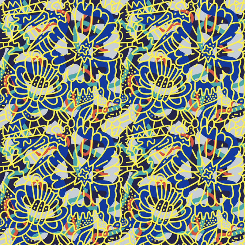 Sunset Nude with Wild Flower Bouquet – Aureolin